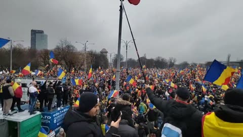 ROMANIA: Protests on behalf of Călin Georgescu