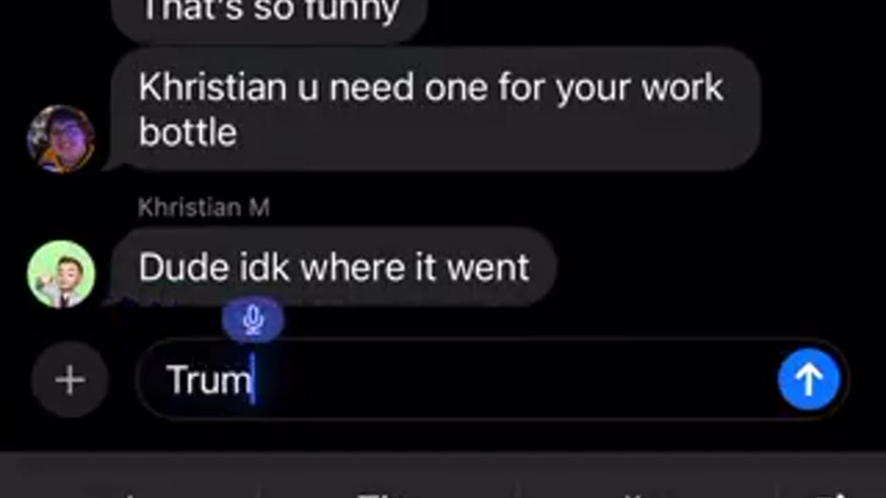 iPhone voice to text displays Trump momentarily when used says racist. Seems to work on some phones