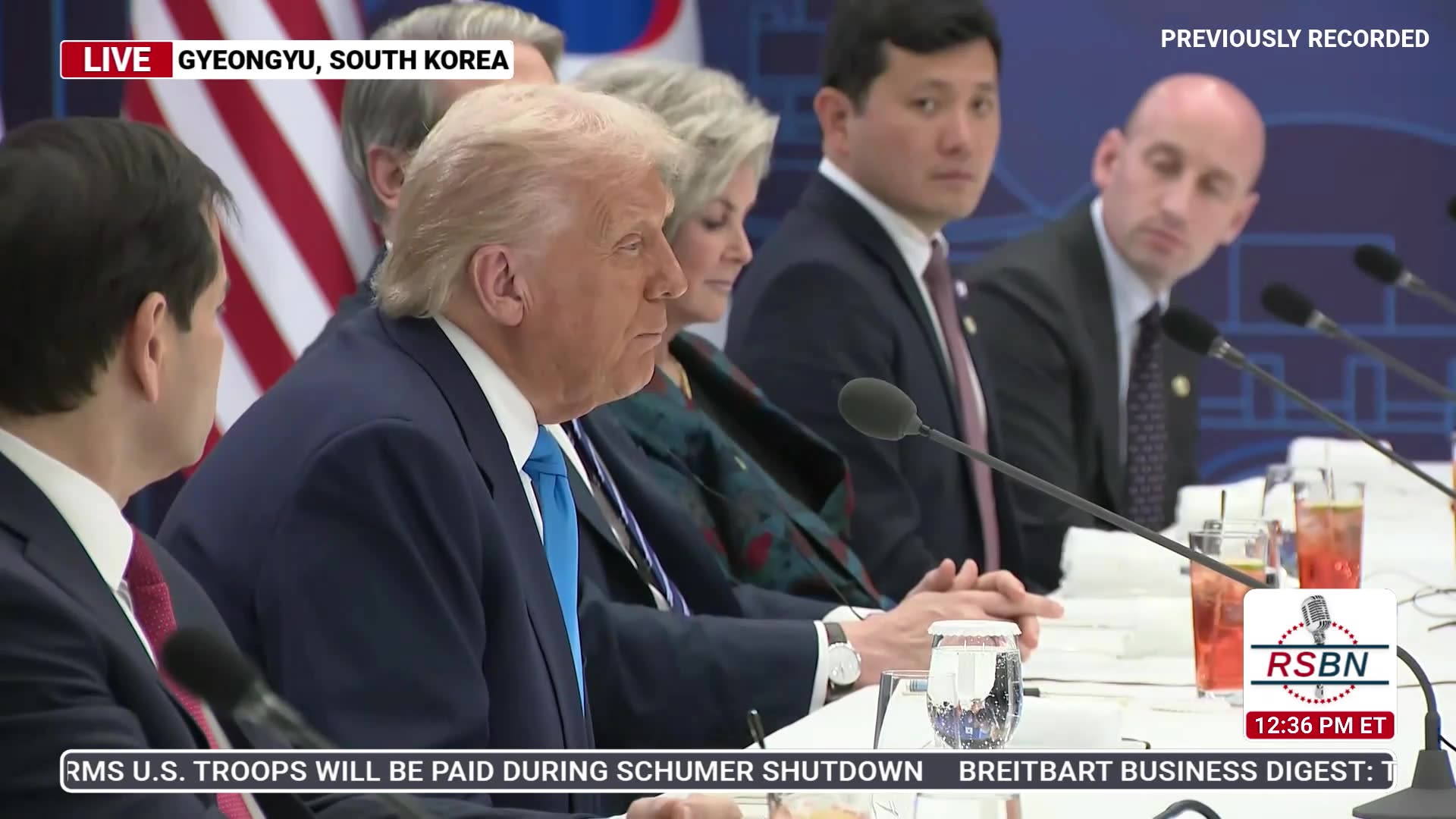 WATCH: President Trump Attends a Bilateral Lunch with the Prime Minister of South Korea - 10/29/25