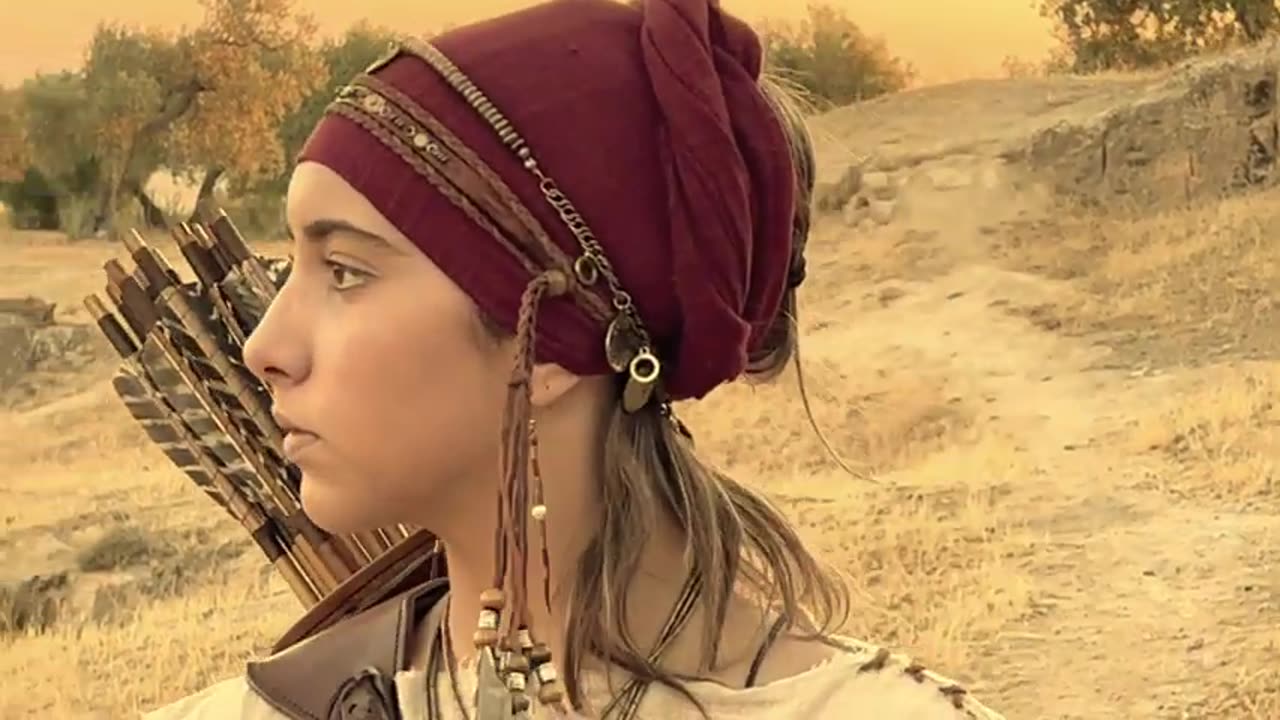 Cute Warrior On Ground
