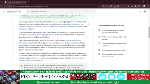 youtube politicas de monetização de canais