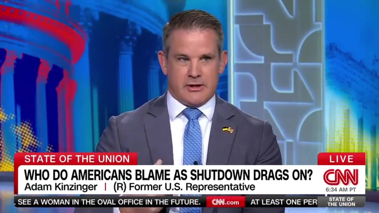 Adam Kinzinger Calls For TAXPAYERS To Fund WH Ballroom