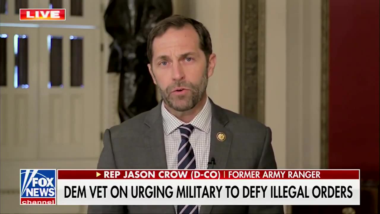 Despicable Democrat talks down to Fox News host after she asks about video on 'illegal orders'