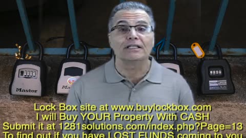 LOCK BOX SYSTEM wants to BUY YOUR Property