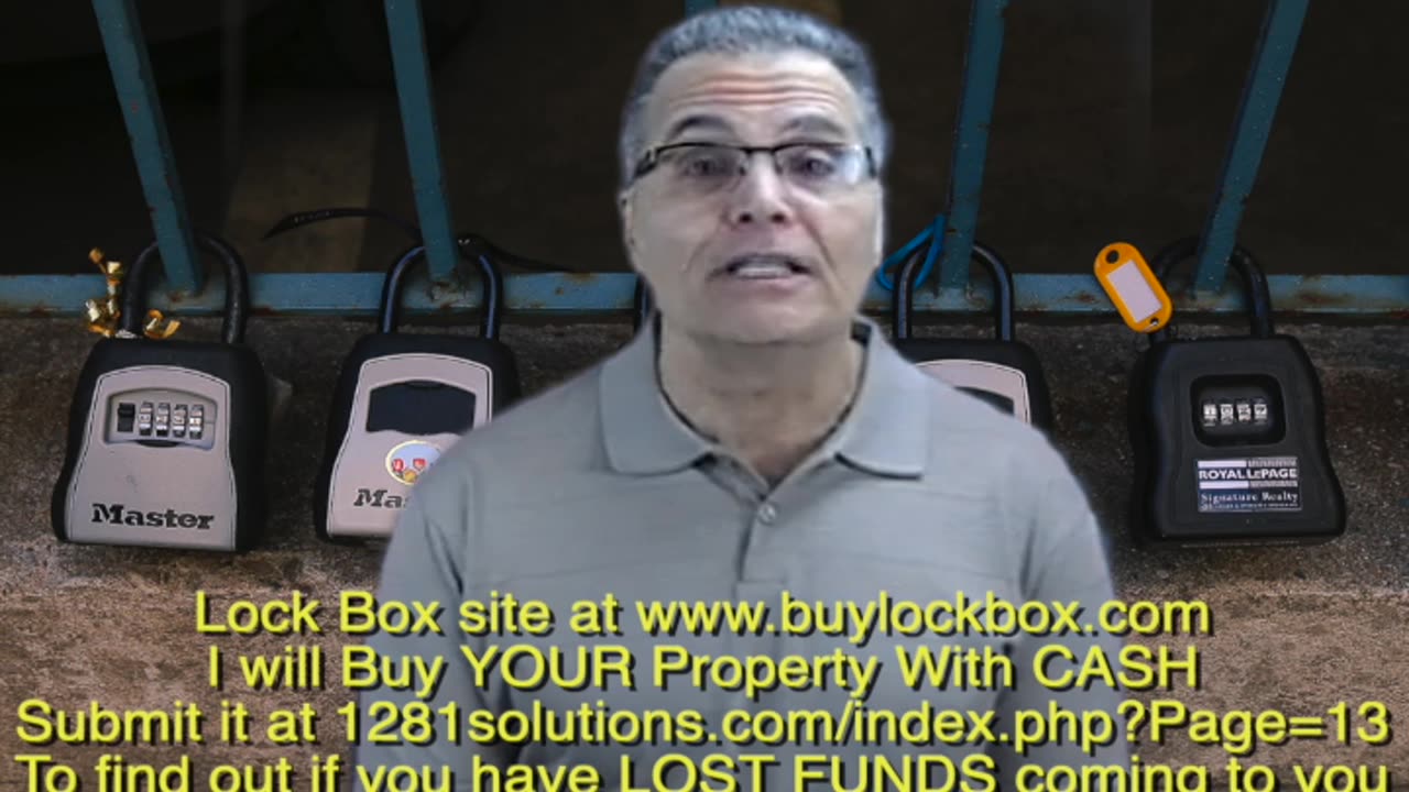 LOCK BOX SYSTEM wants to BUY YOUR Property