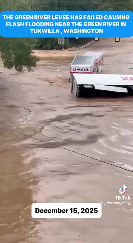 Blue State Washington Floods