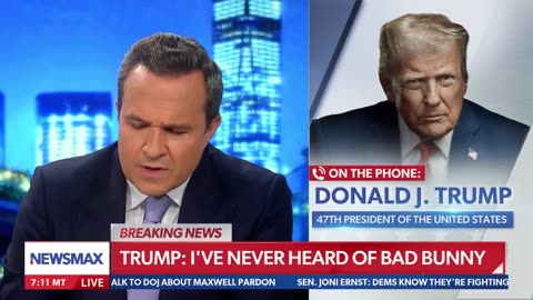 Trump on “Bad Bunny” performing at the Super Bowl halftime show: