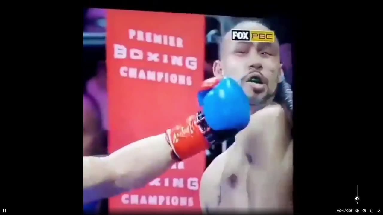You know you're toast when the ref looks like that. Funny for us but OUCH