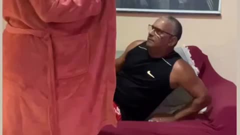Lazy husband don't work