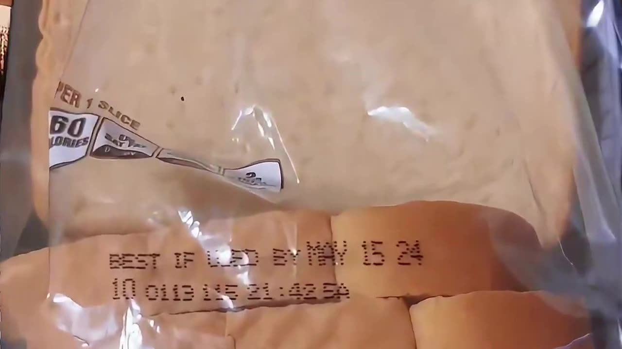This is actually insane American kept this loaf of bread she bought from Walmart for