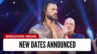 Two More Roman Reigns Appearances Announced