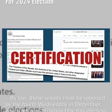 Fact Check: All 50 States, DC, DID Submit Electoral College Certificates For 2024 Election