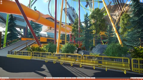Planet Coaster 1987 Unfinished Theme Park Mountain Relaxation