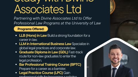 Empower Your Legal Future with the University of Law & Divine Associates Ltd