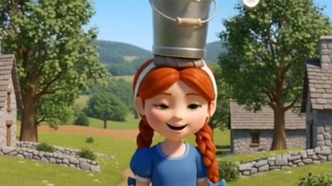 The milkmaid and her pail|new kids story in english|moral story