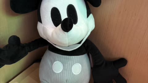 Disney Parks Mickey Mouse Steamboat Willie Plush Dol #shorts