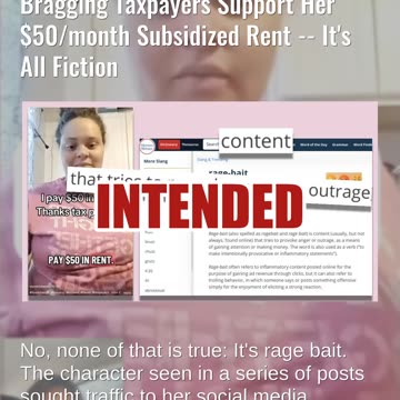 Fact Check: Troll NOT Evicted Karma After Bragging Taxpayers Support $50/month Subsidized Rent