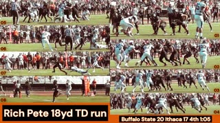 Prototype 301: Buffalo State's Rich Pete 18yd TD run vs Ithaca