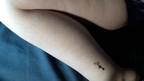 linked tree temporary tattoo sticker magic art design