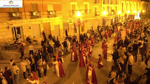 Procesión de Nuestro Padre Jesús en Mula el Jueves santo de 2024.