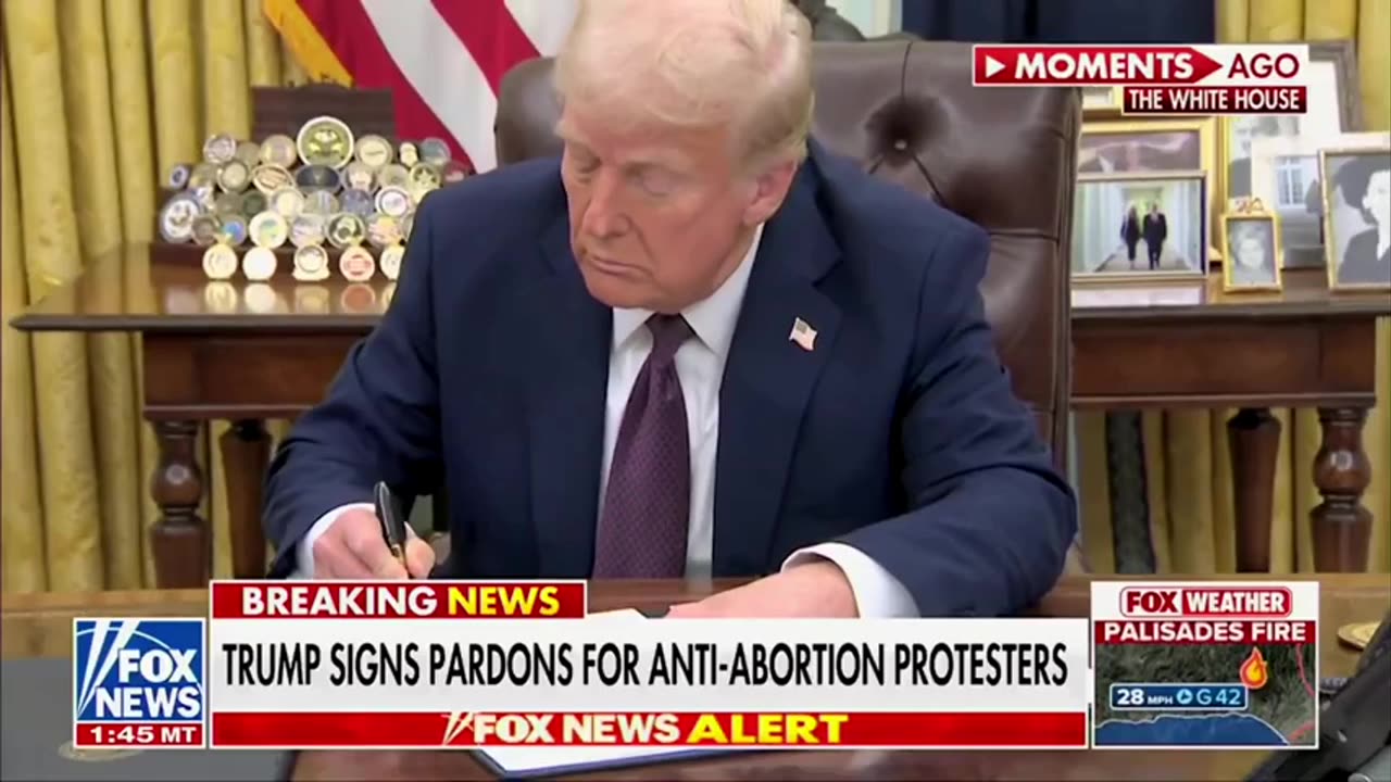 Trump Pardons Peaceful Pro-life Protesters