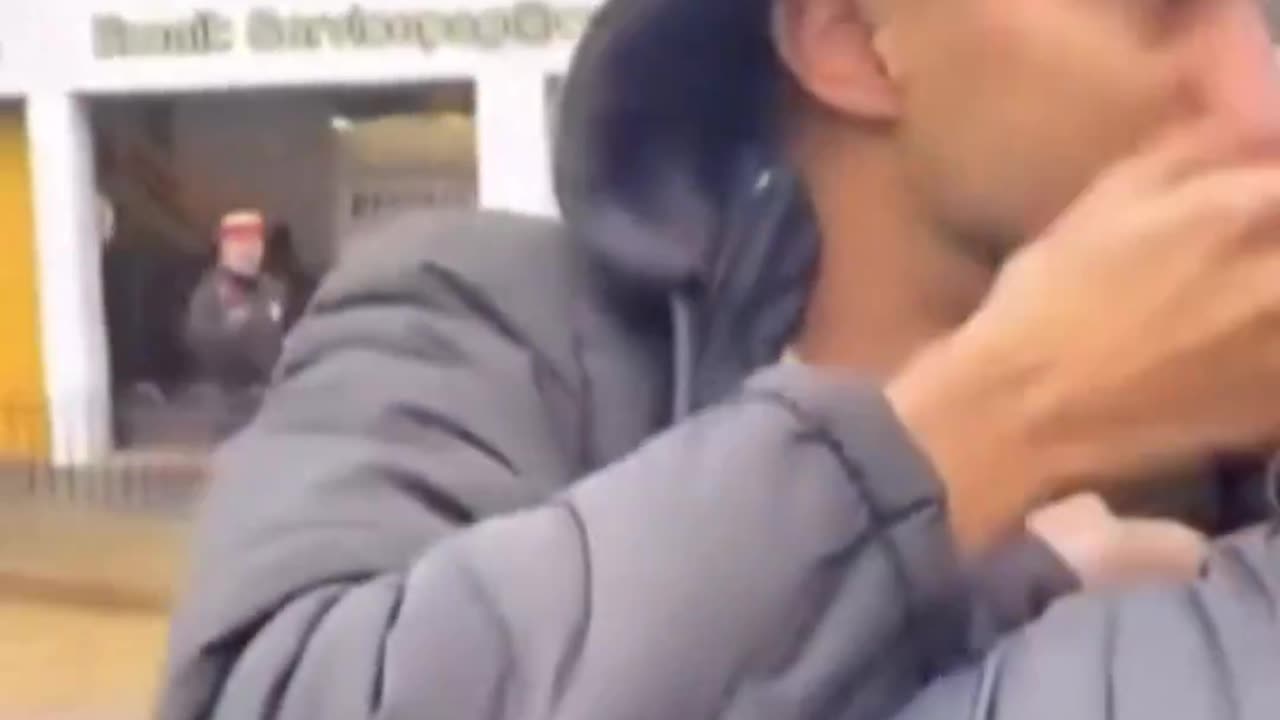 Irish patriots explain to fake asylum seeker that children are not to be touched.