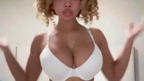 Extreme Boobs Super Cute Black Girl