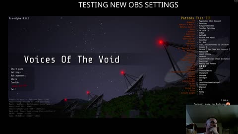 Tech support stream, testing new OBS build - Voices of the Void...AND Garn47