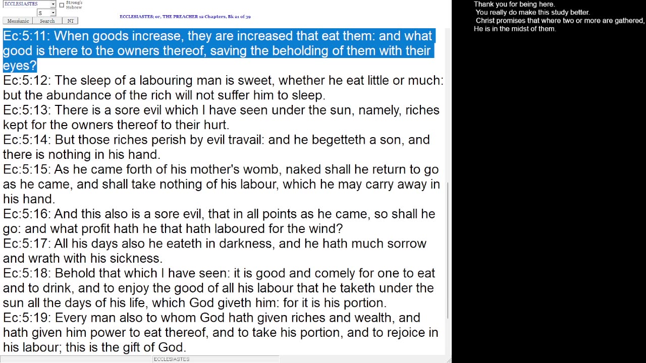 Ecclesiastes 5