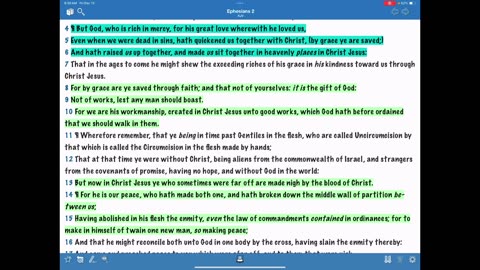 We ain’t saved till we’re in heaven