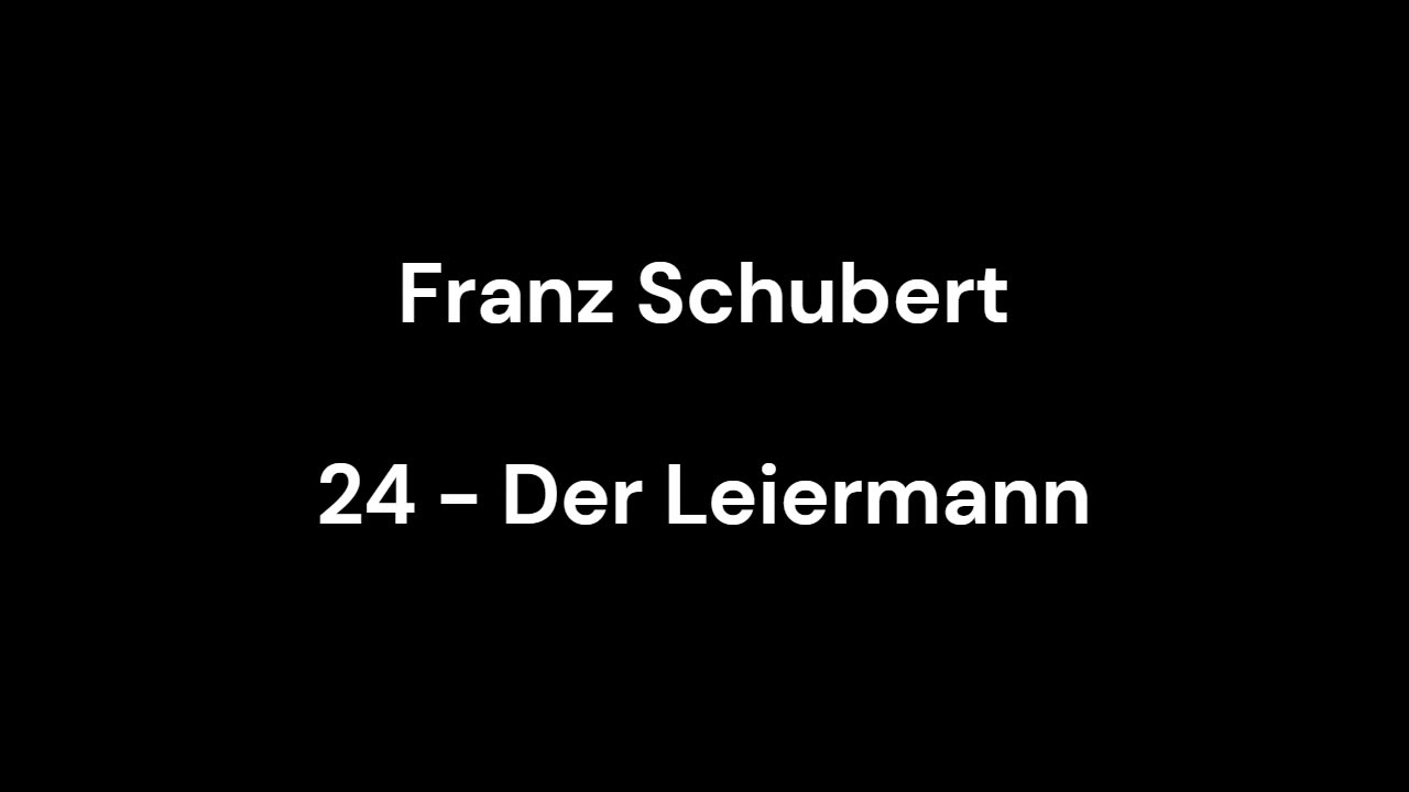24 - Der Leiermann