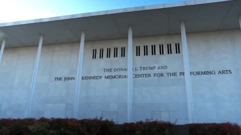 The Donald J. Trump and The John F. Kennedy Memorial Center for the Performing Arts Unveiled