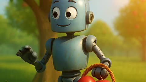 Robot in the Orchard! Pixar-Style CGI Animation Short