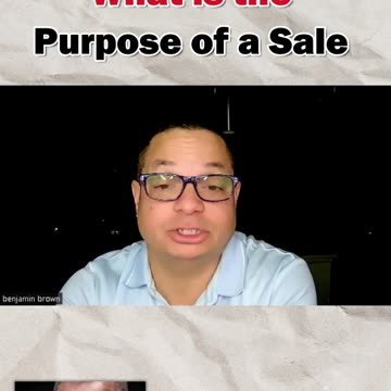 What is the Purpose of a Sale
