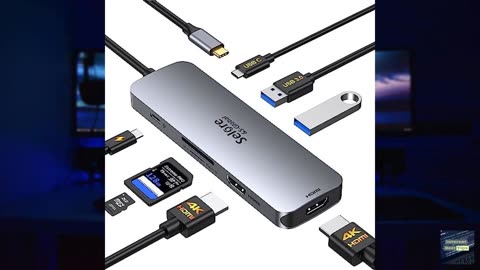 USB C Docking Station Dual HDMI Monitor