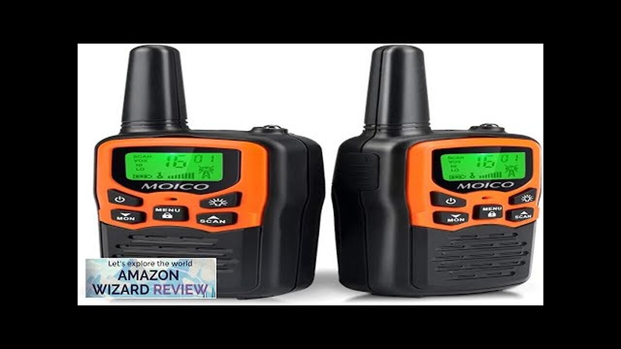 Walkie Talkies MOICO Long Range Walkie Talkies for Adults with 22 FRS Review