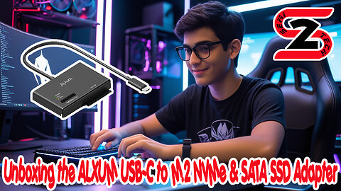 Unboxing the ALXUM USB-C to M.2 NVMe & SATA SSD Adapter | High-Speed SSD Enclosure Review