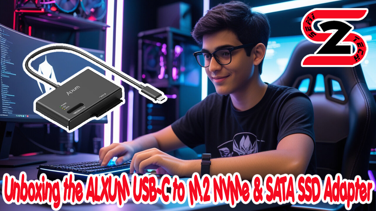 Unboxing the ALXUM USB-C to M.2 NVMe & SATA SSD Adapter | High-Speed SSD Enclosure Review