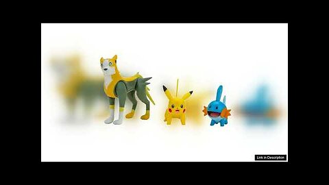 Pokémon: Battle Figure Set: Mudkip Pikachu & Boltund Review