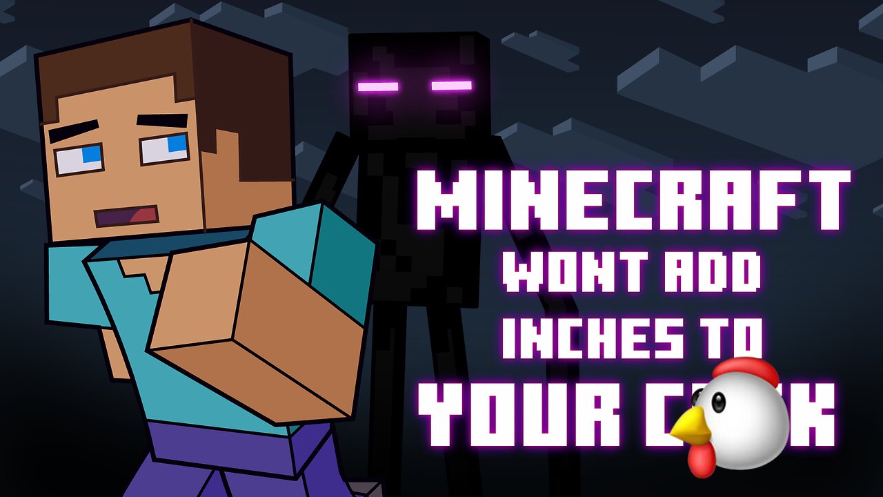 Minecraft Won't Add Inches to Your Cock (animated)