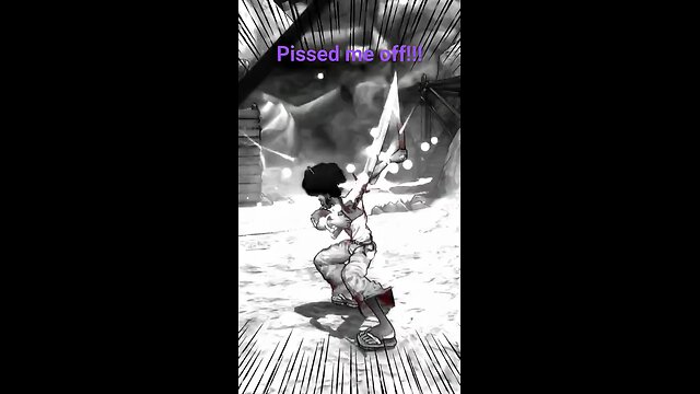 Playing Afro Samurai got a lil upset lol