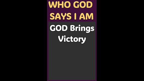 GOD BRINGS VICTORY #wordofgod #Jesus #God #power #strength #defender #help #safety #love #victory