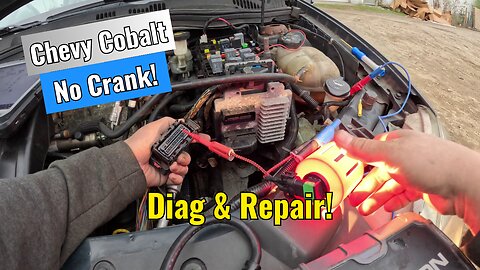 2008 Chevy Cobalt - No crank! Diag & Repair!