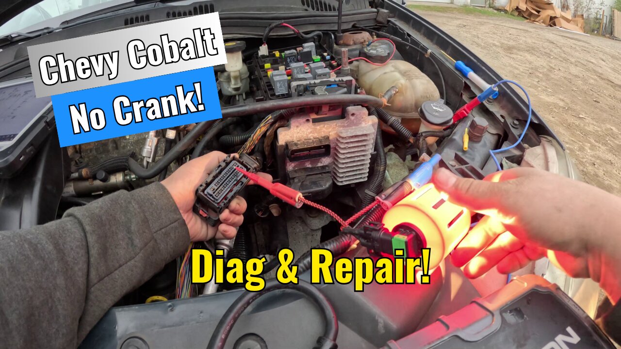 2008 Chevy Cobalt - No crank! Diag & Repair!