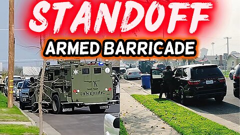 BREAKING: SWAT Deploys BEARCAT in Hanford, California Barricade Standoff