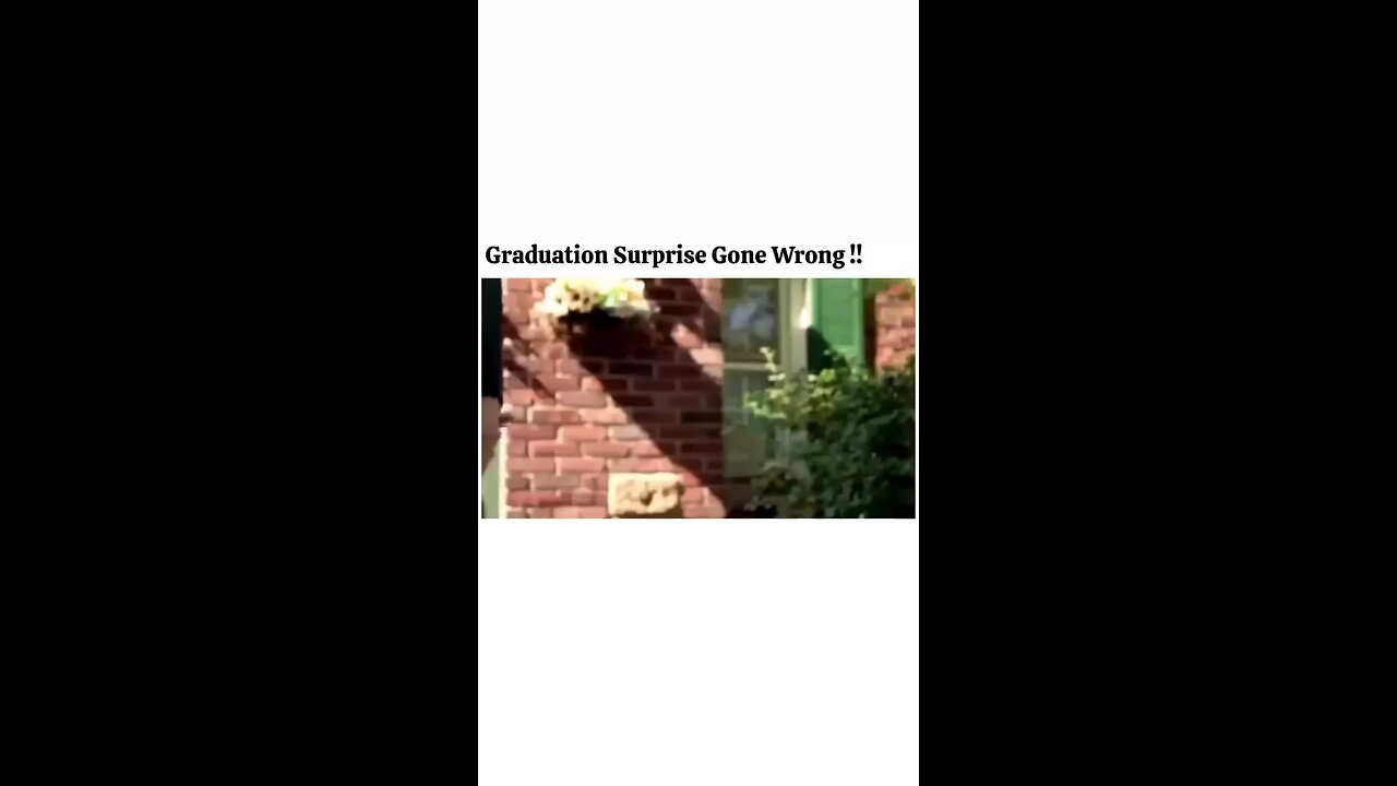 graduation surprise gone wrong
