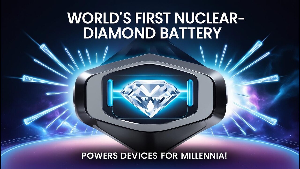 World’s First Nuclear-Diamond Battery Could Power Devices for Millennia!