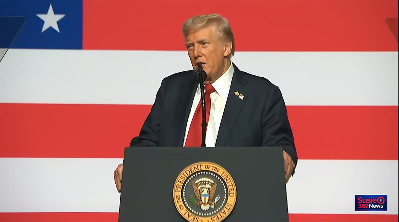 TRUMP GIVES REMARKS TO SENIOR MILITARY LEADERS AT QUANTICO