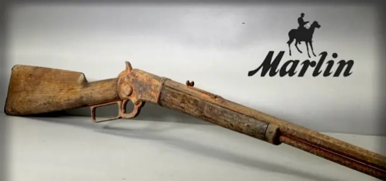 Restoring Seized up 1910 Marlin Lever action 22 M 1897 ( With Test Fire)