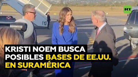 Kristi Noem visita este país de Suramérica en busca de lugares para potenciales bases de EE.UU.